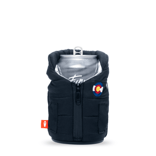 The Puffy Vest - Puffin Drinkwear drink sleeves #color_black-colorado