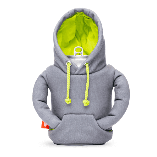 The Hoodie - Puffin Drinkwear drink sleeves #color_pewter-keylime-pie